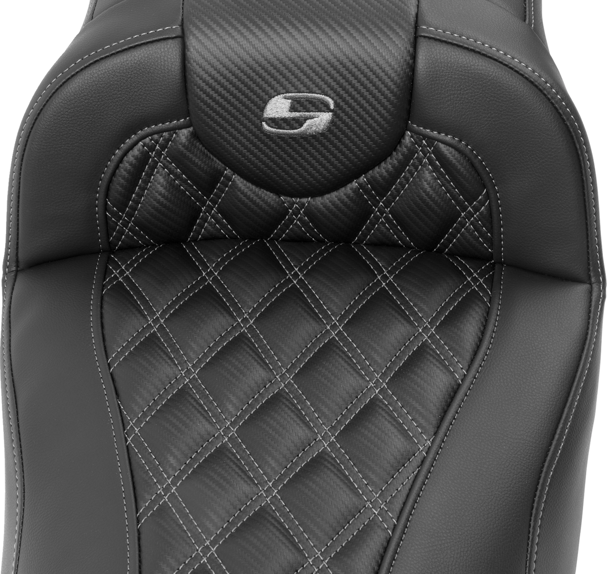 Roadsofa™ Extended Reach Seat - Without Backrest - Lattice Stitch - Dark Gray Stitch - FL/FX '23-'24