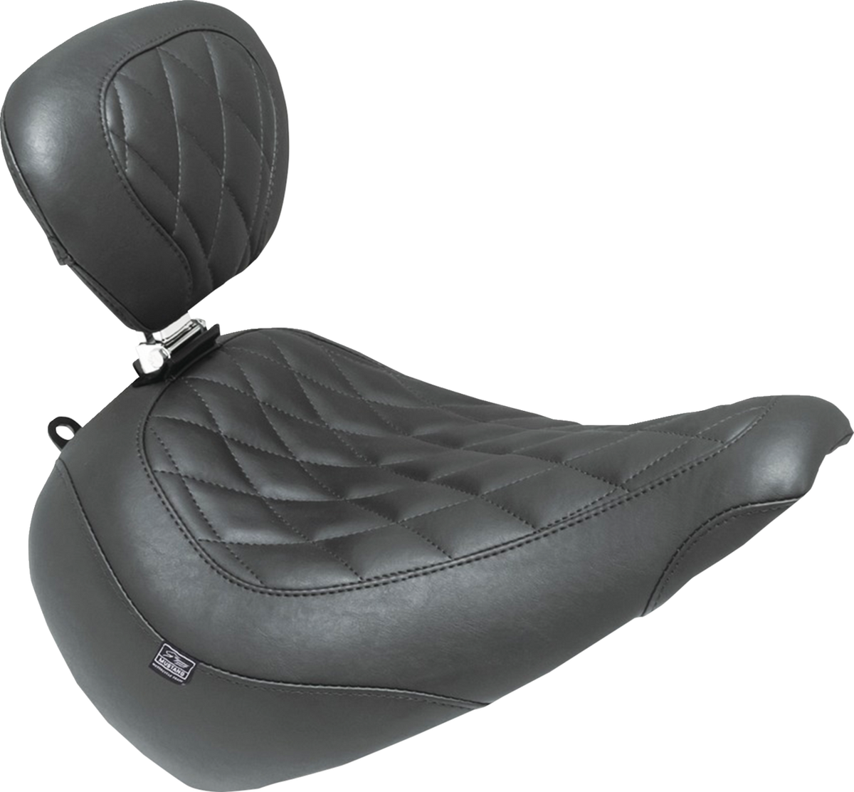 Wide Tripper™ Solo Seat - W/ Backrest - Diamond - Black Stitch - FXBR '23-'25