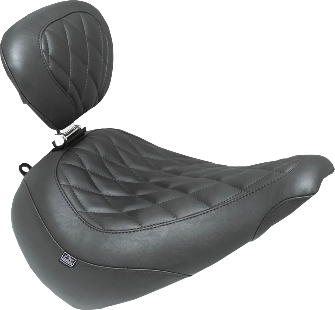 Wide Tripper™ Solo Seat - W/ Backrest - Diamond - Black Stitch - FXBR '23-'25