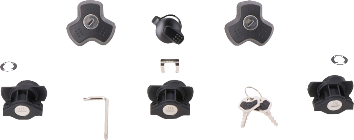 DUSC Lock Set - 3 Locks + 1 TRAX Lock Set + 2 Anti-Theft Devices