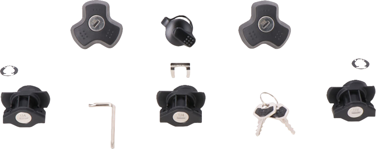 DUSC Lock Set - 3 Locks + 1 TRAX Lock Set + 2 Anti-Theft Devices