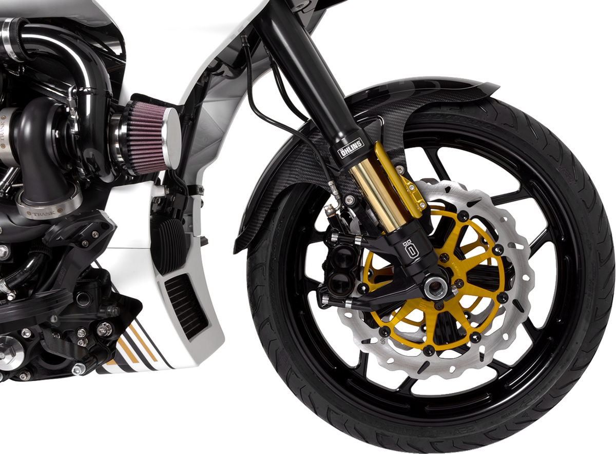 Carbon Fiber Front Fender - Gloss - Touring '14-'24