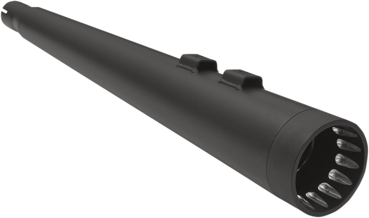 DNT® Megaphone Slip-On Mufflers - Black/Black - '95-'16 FL