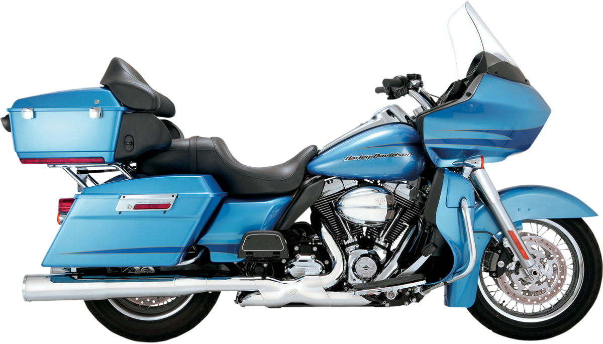 Hi-Output Slip-On Mufflers - Chrome - '95-'16 FLT
