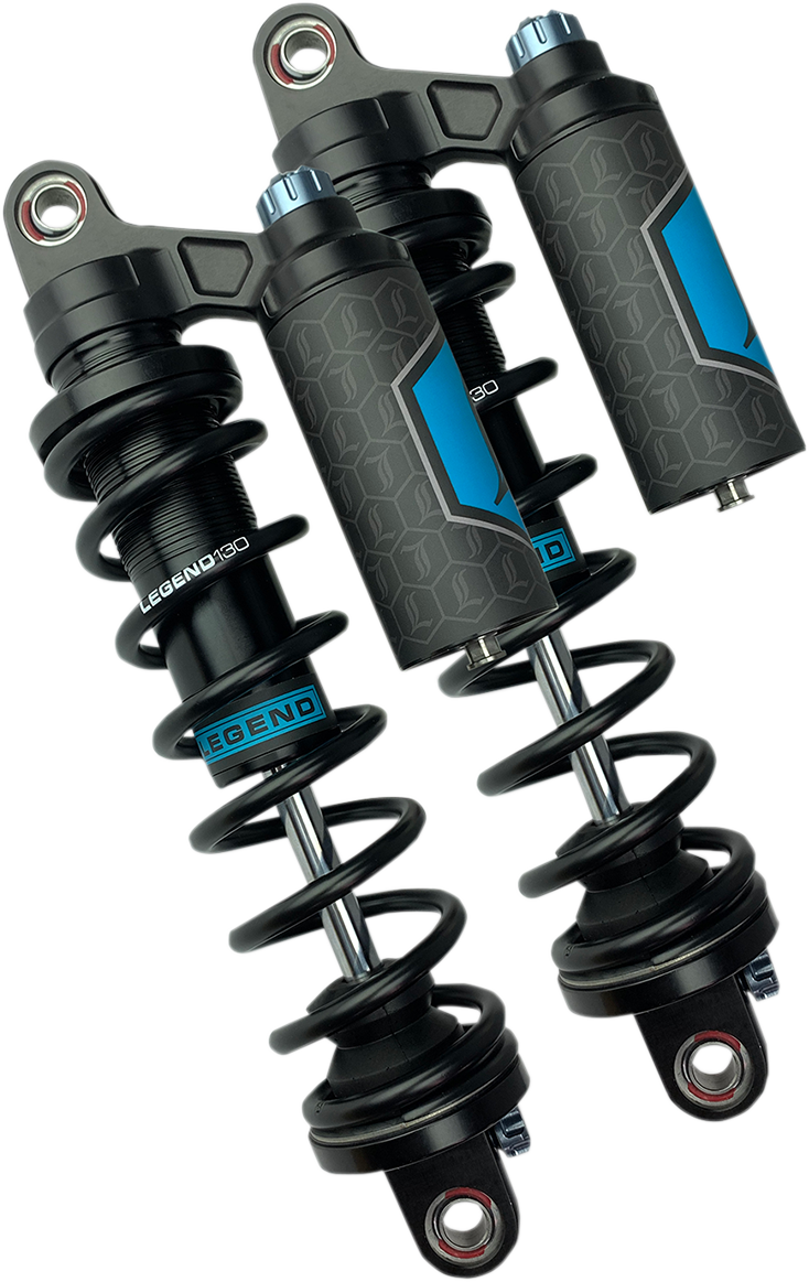 REVO ARC Piggyback Shocks - 14" - Heavy Duty - Black - '99-'17 Dyna