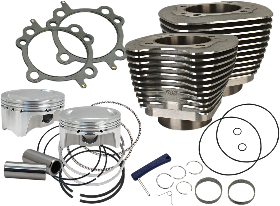 4" Big Bore Bolt-In Sidewinder® Cylinder Kit - 110" - Black