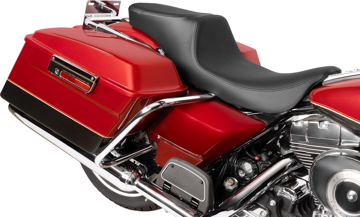 Predator 2-Up Seat - Solar Leather - Smooth - W/O Backrest - FL '97-'07