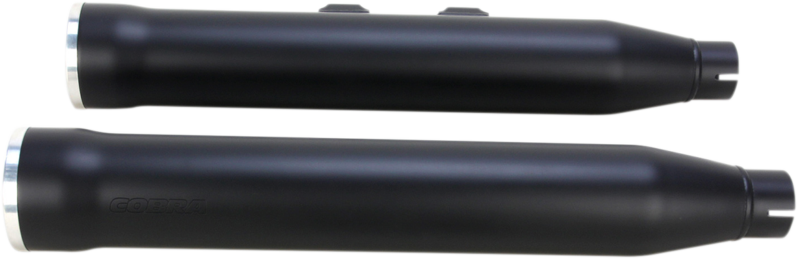 Slip-On Mufflers With Race Pro Tips - 3" - Black - '07-'17 FLSTN/FLSTSB/FLSS/FLSTFBS