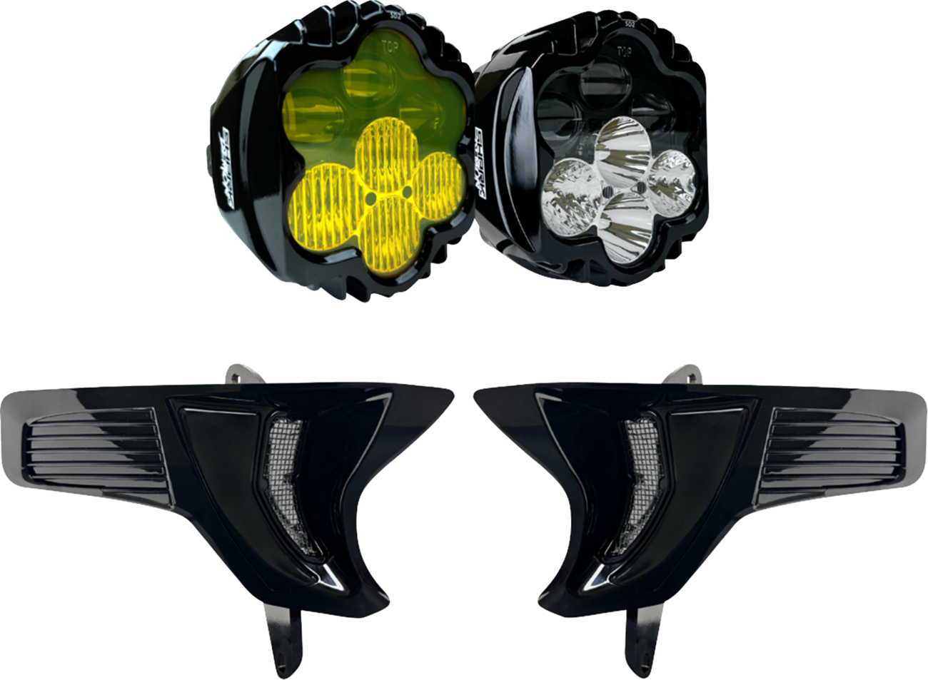 Shark Demon® 2 Headlight/Fog Light - W/ Speed Plates