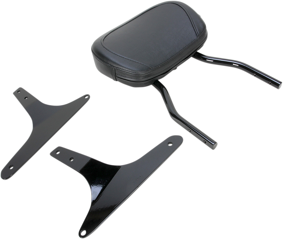 Round Sissy Bar - Standard - Black - Softail