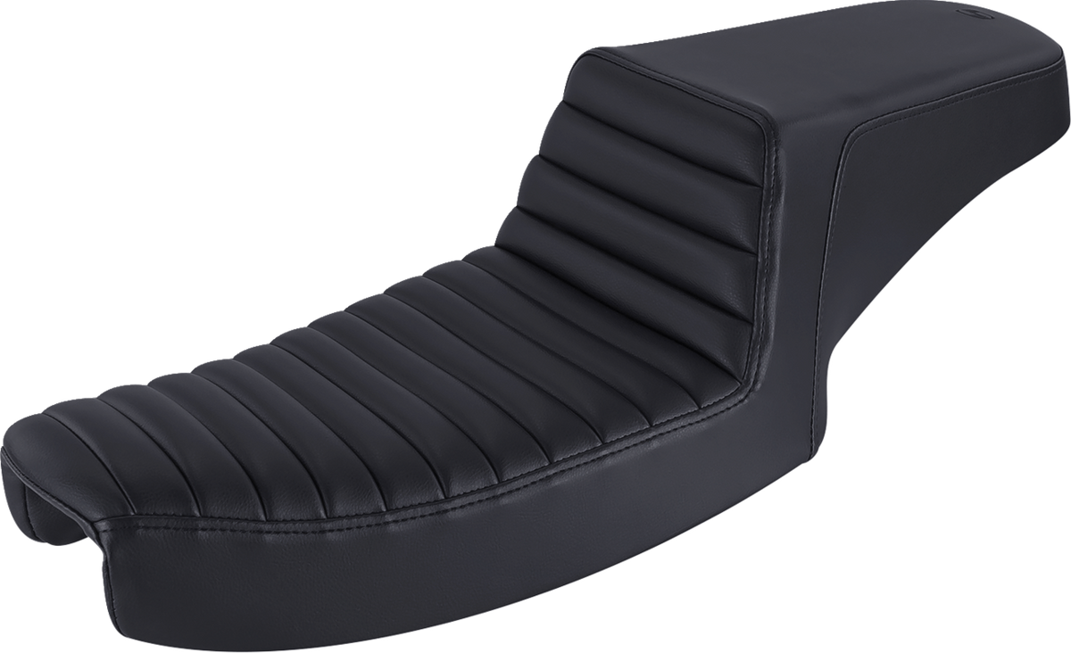 Step-Up Seat - Front Tuck-N-Roll - Black - Dyna