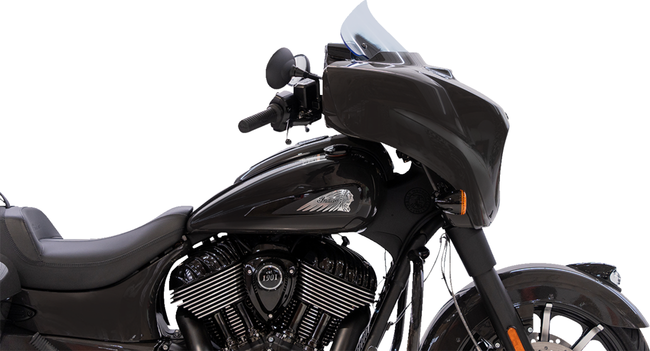 Ice Flare® Windshield - 10" - Blue Ice - '14-'26 Indian