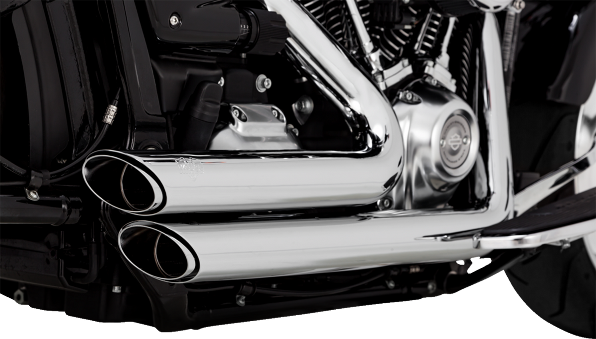 Shortshots Staggered Exhaust System - Chrome