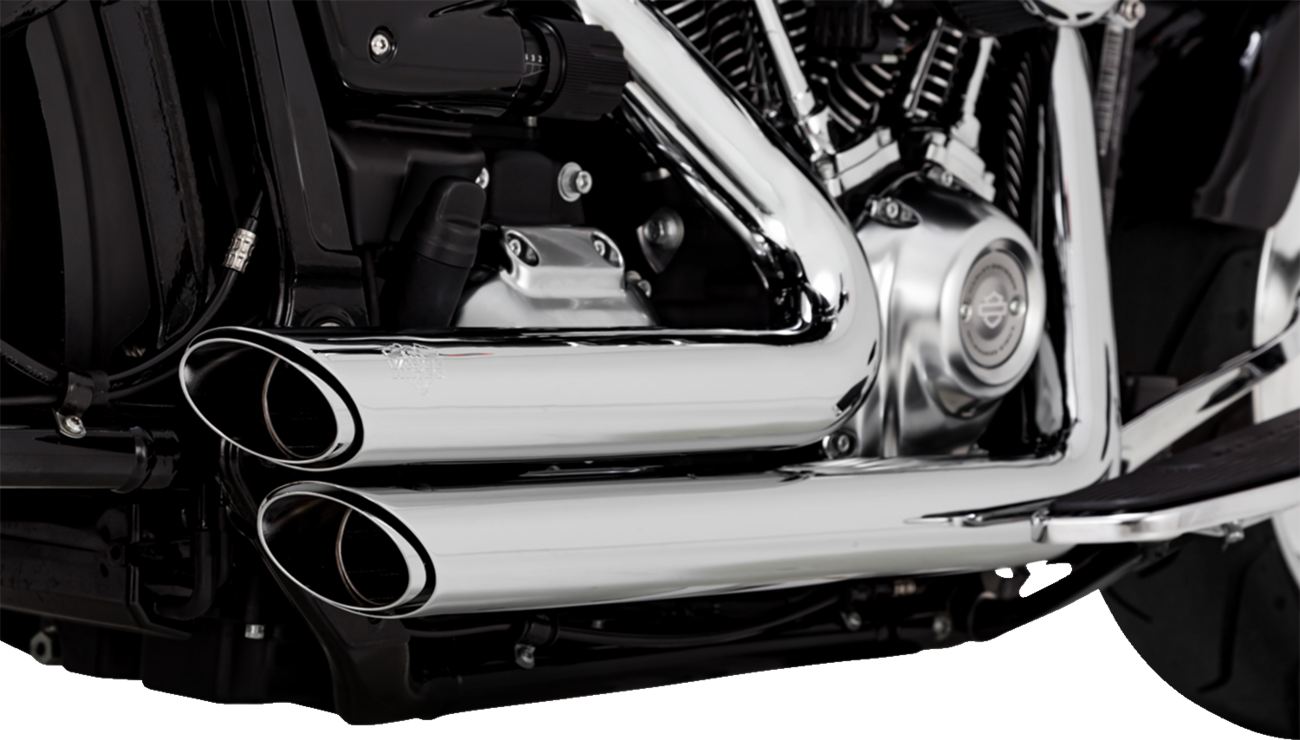 Shortshots Staggered Exhaust System - Chrome