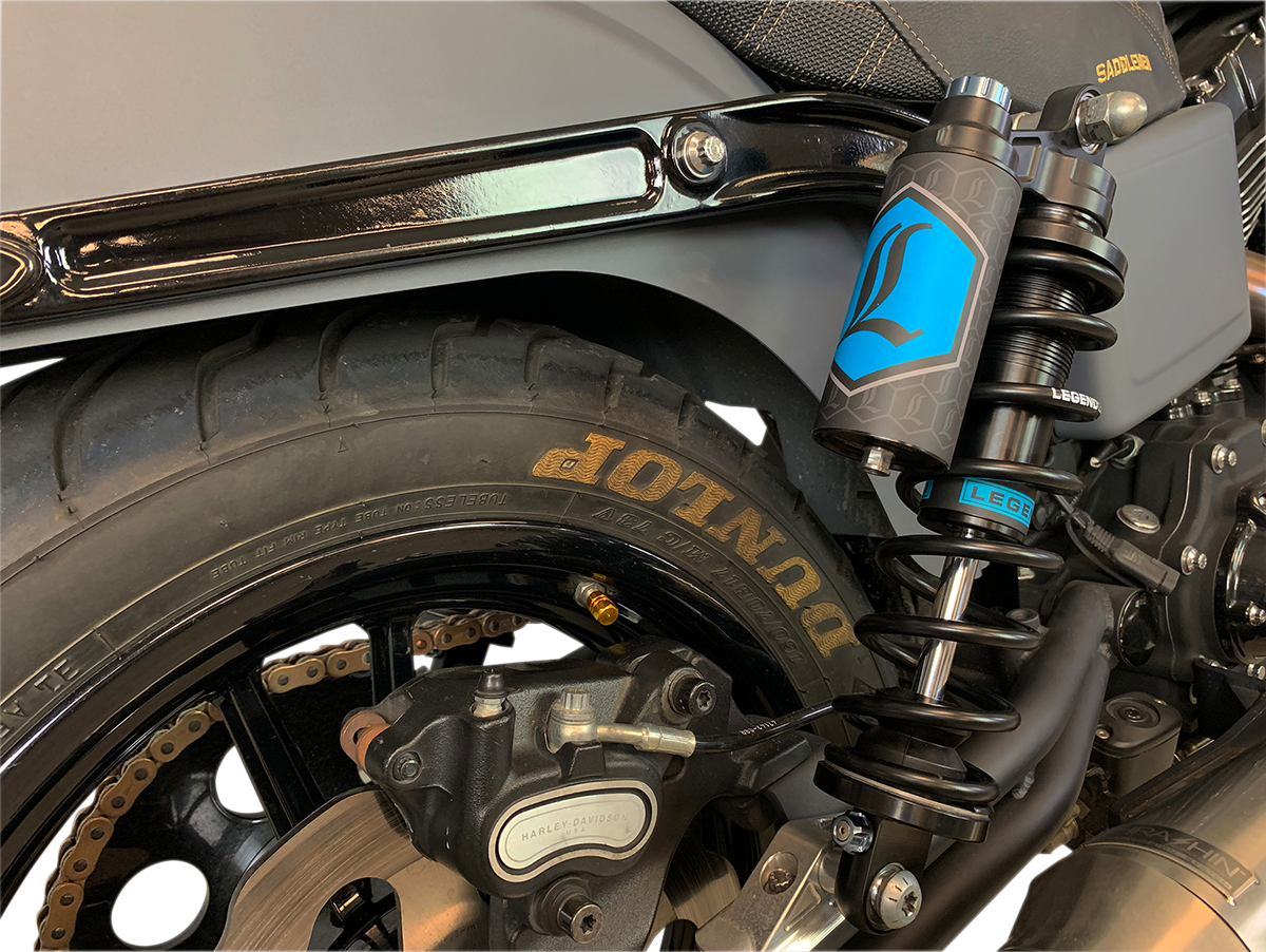 REVO ARC Piggyback Shocks - 13" - Standard - Black - '99-'17 Dyna