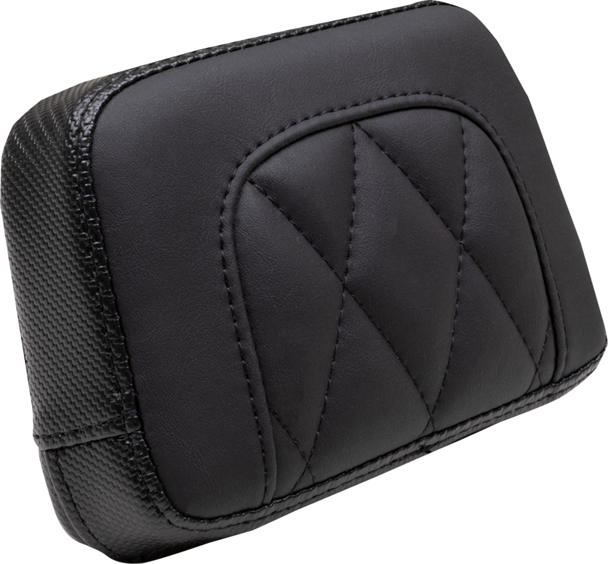 Touring Sissy Bar Pad - Standard - Black - Diamond Stitch - Chief '22-'23