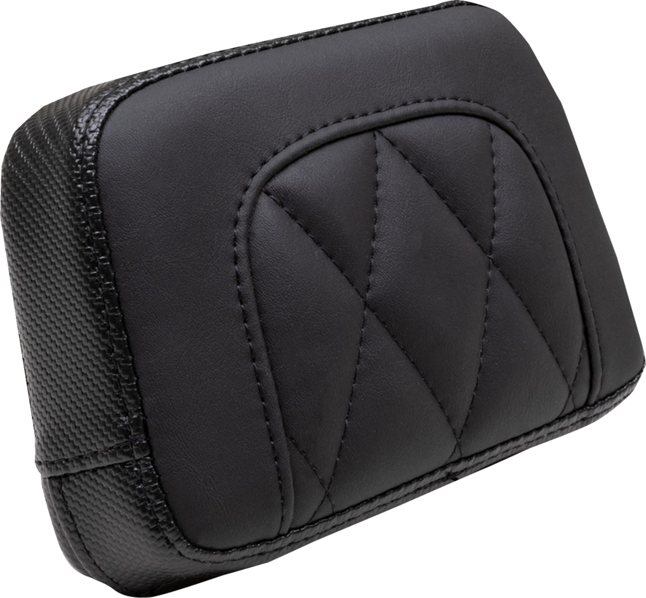 Touring Sissy Bar Pad - Standard - Black - Diamond Stitch - Chief '22-'23