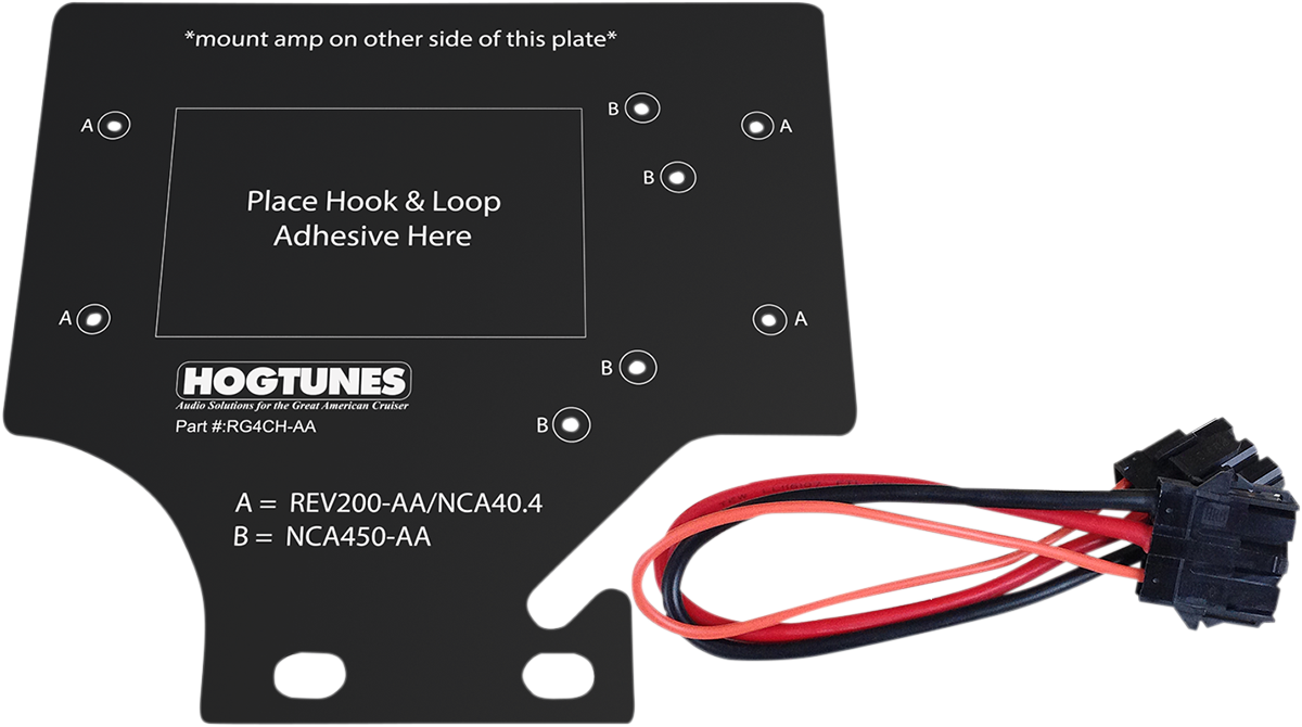 Amplifier Mounting Plate - '98-'13 Road Glide