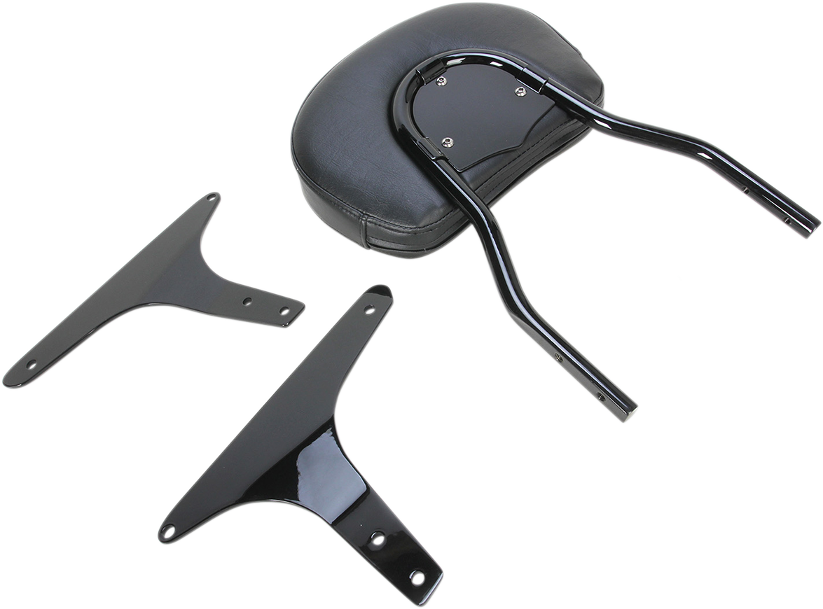 Round Sissy Bar - Standard - Black - Softail