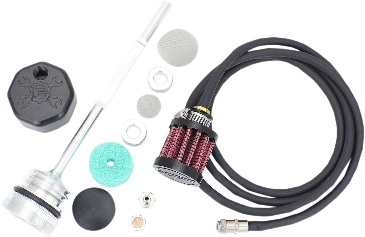 Vented Dipstick - Black - M8 Touring/Trike