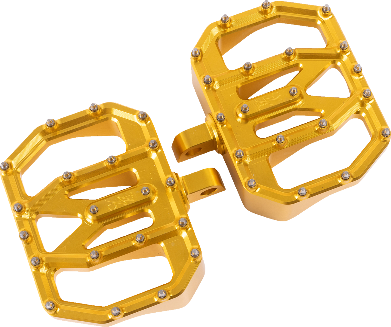 Mini Aggressor Floorboards - Gold - Rear