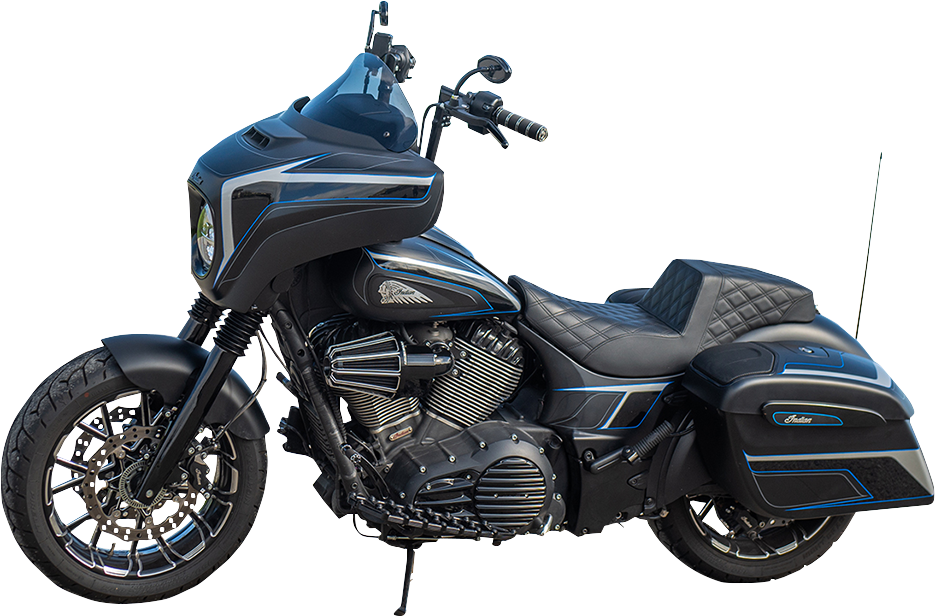 Pro Short Fat Front Fender - Indian - Chief