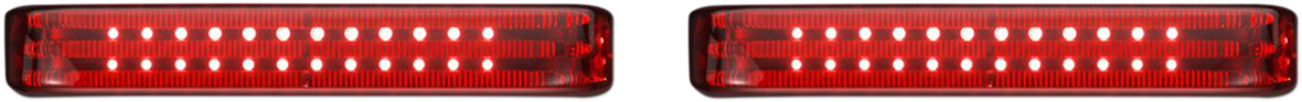 Saddlebag LED Lights - Sequential - Black/Red