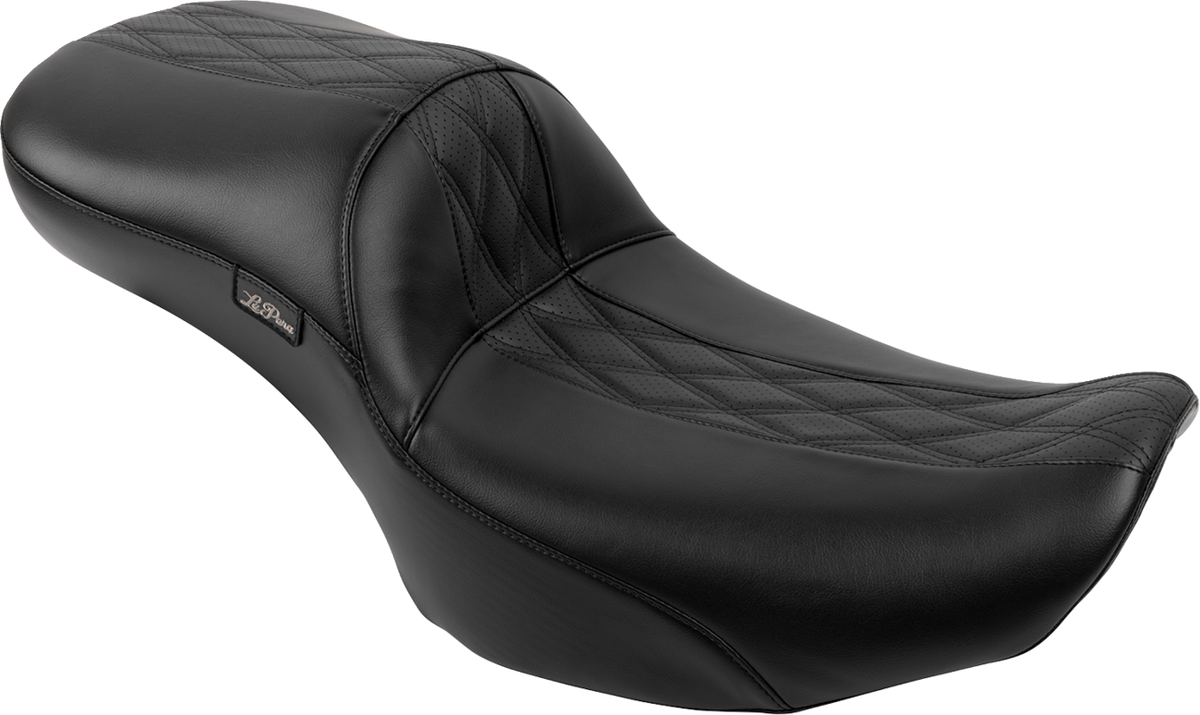 Maverick Daddy Long Legs Seat - Without Backrest - Diamond Stitch - HR2 Inlay - FLH/FLT '23-'25