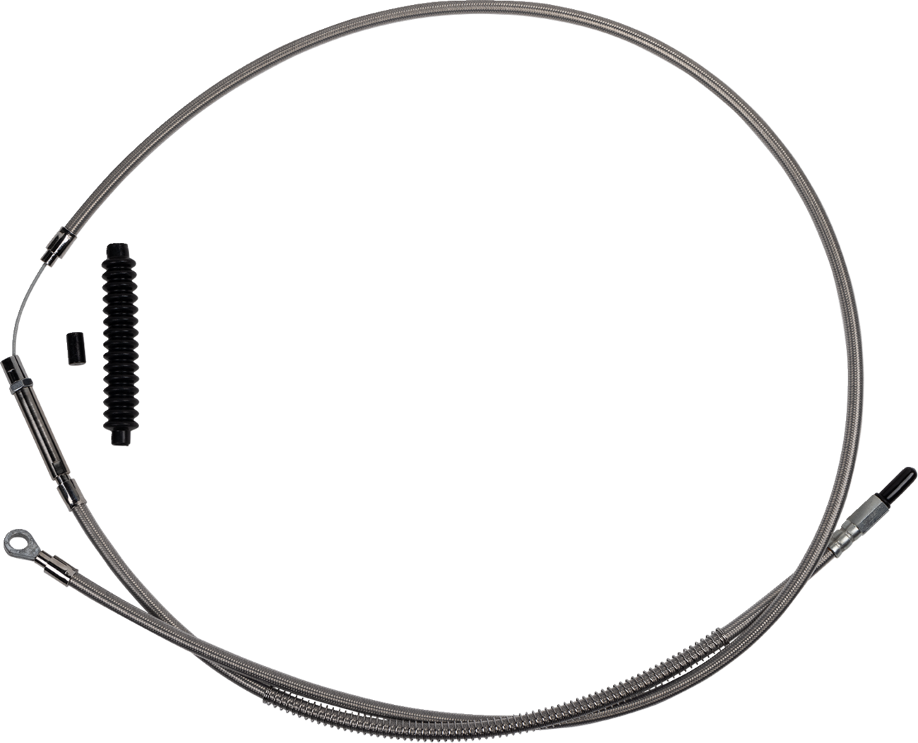High-Efficiency Stainless Steel Clutch Cable For Harley-Davidson - +10" - '21-'24 FL