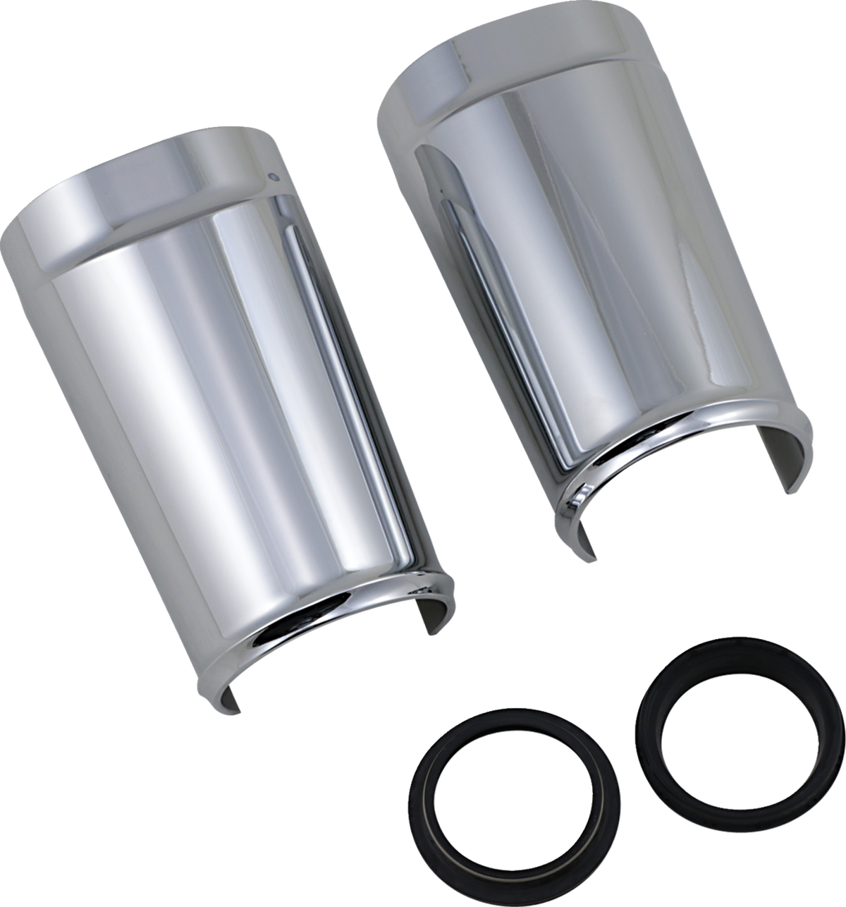 Fat Tire Fork Boot Cover - Chrome - Smooth