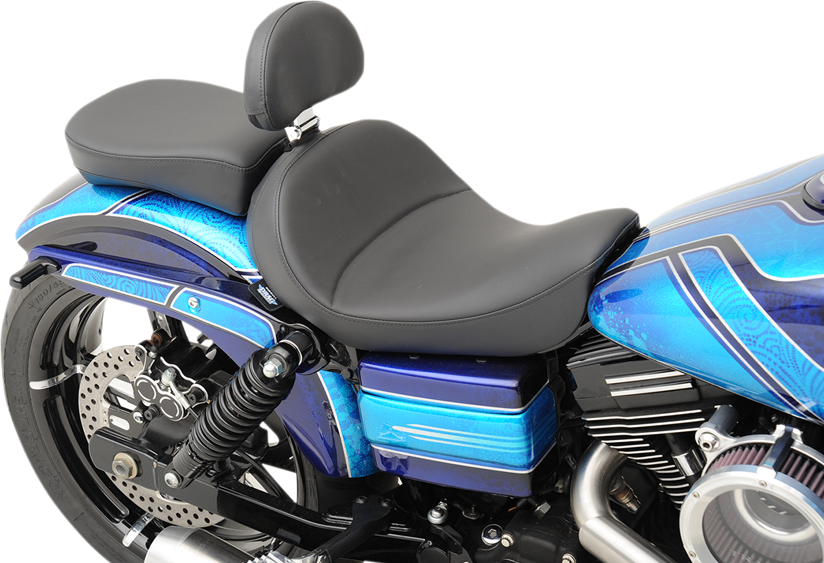Solo Seat - Mild Stitched - Driver's Backrest - FXD/FLD '06-'17