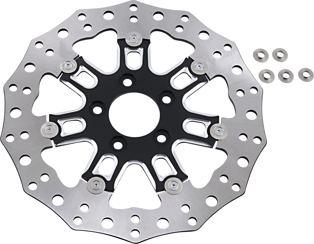 Front Rotor - 7 Valve - 11.8" - Black