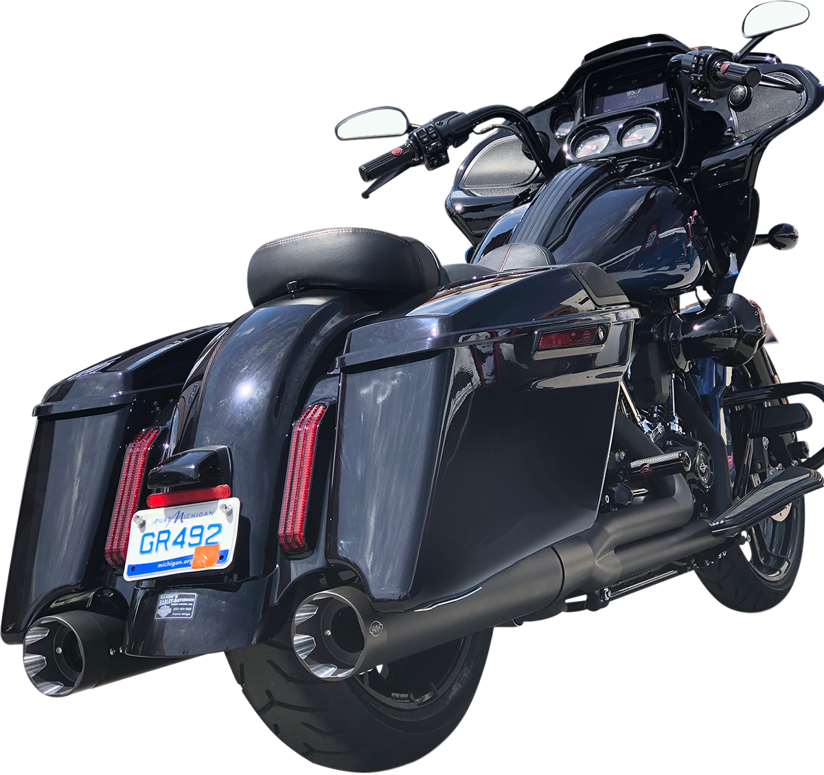 Shadow Muffler Kit - Black - '09-'16 FL