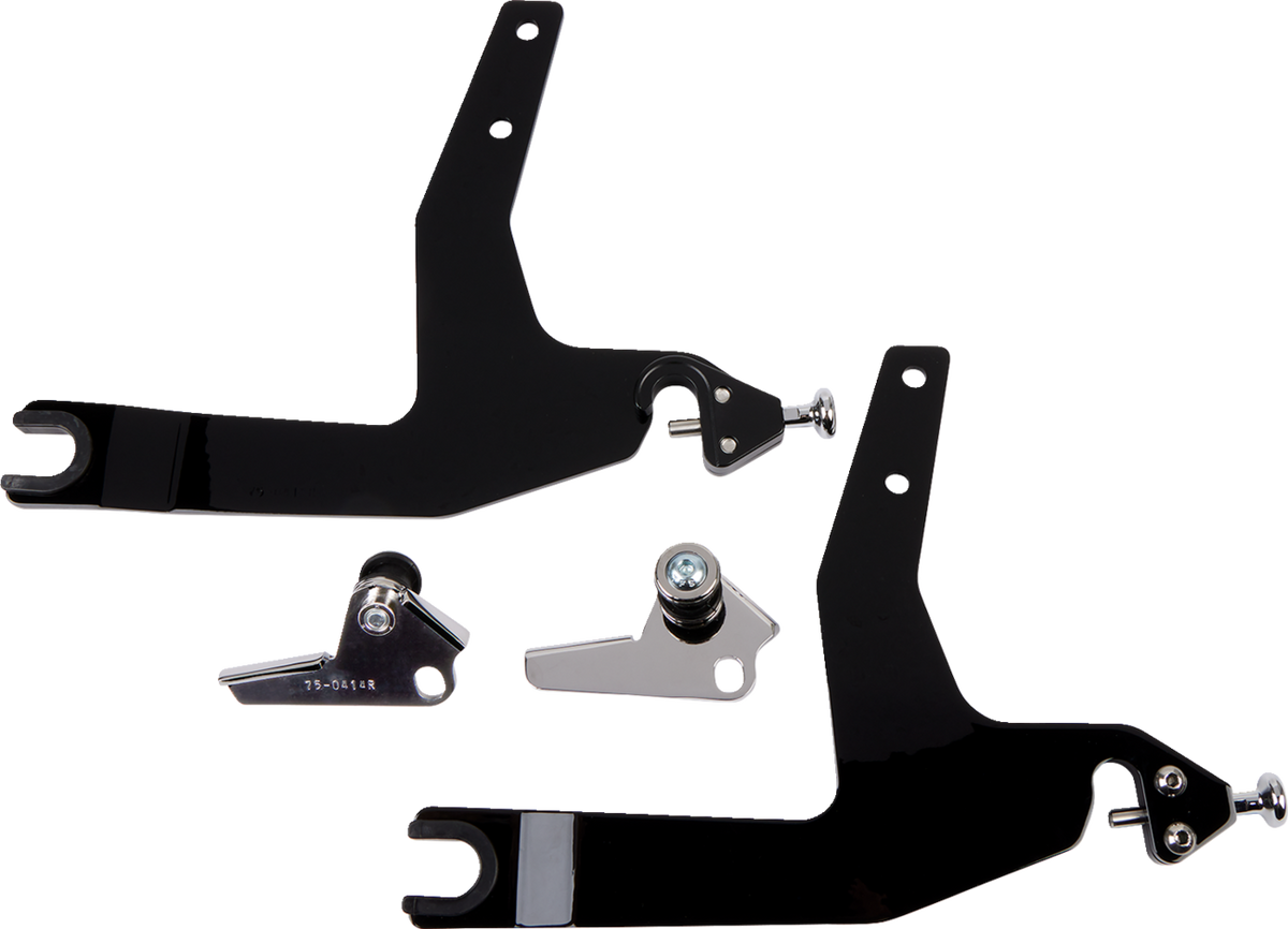 Backrest Kit - 11" - Black - Softail