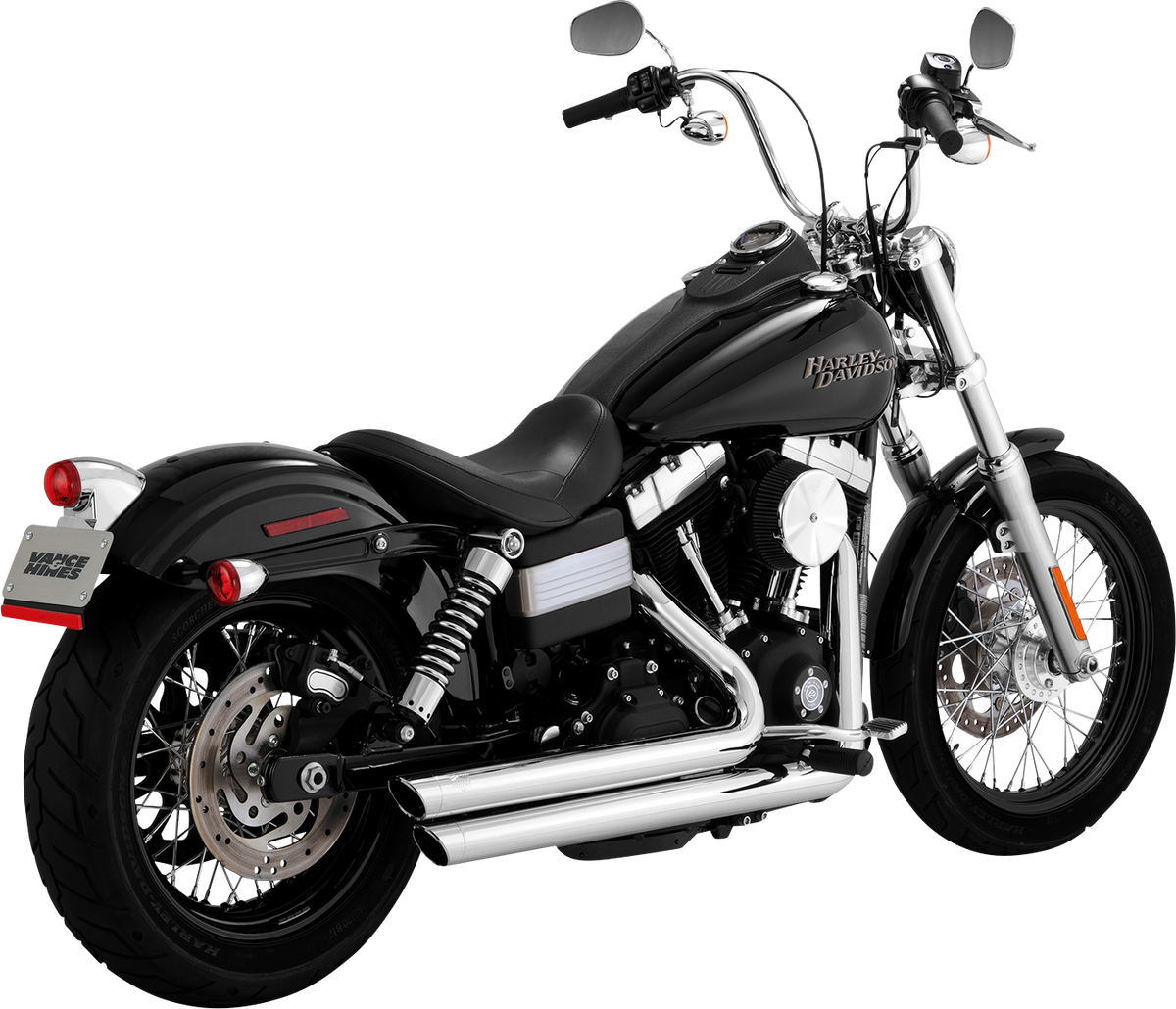 Big Shots Staggered Exhaust System - Chrome