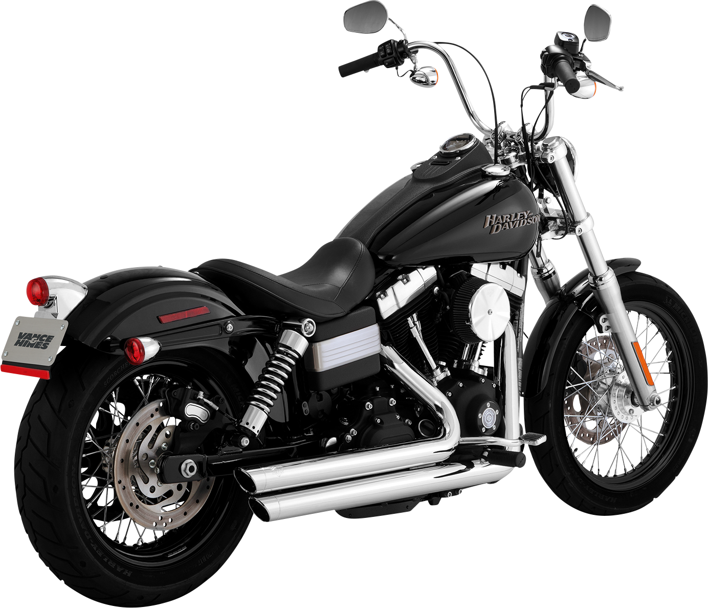 Big Shots Staggered Exhaust System - Chrome