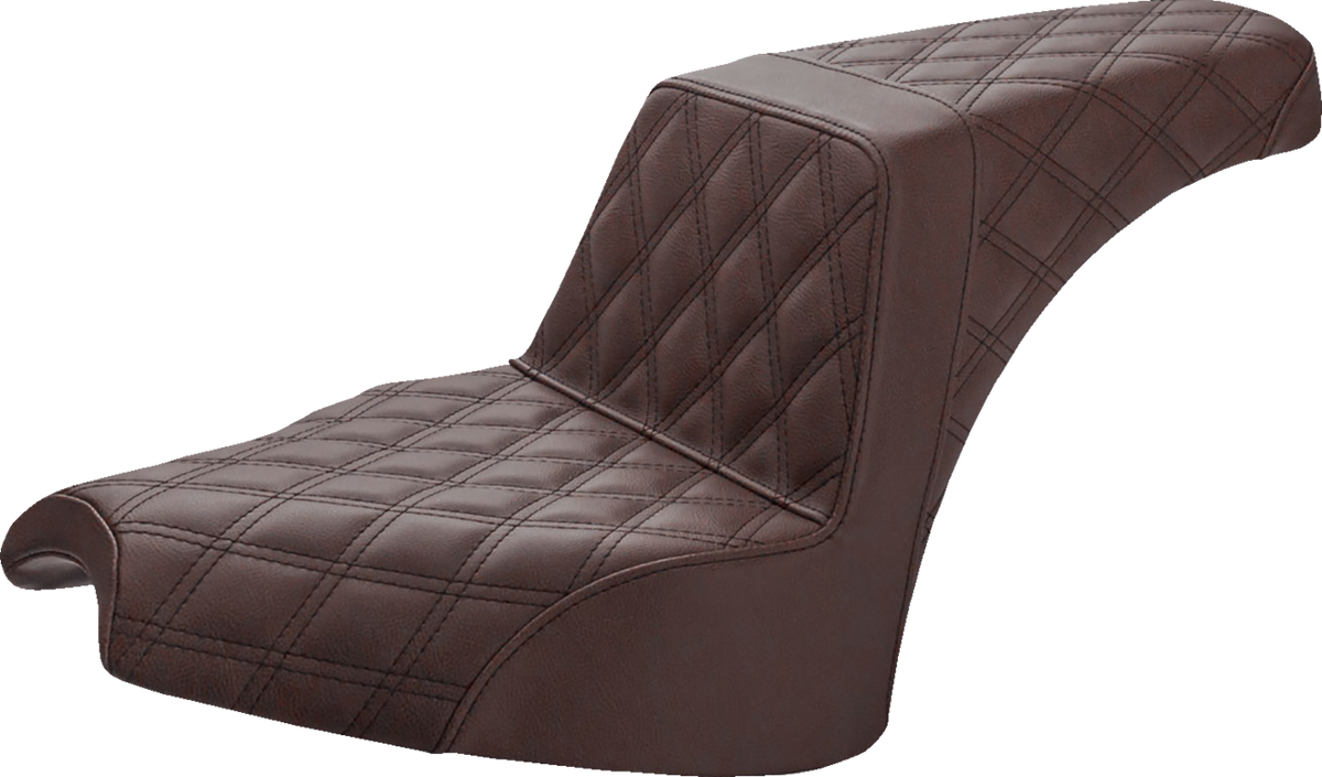 Step-Up Seat - Full Lattice Stitch - Brown - Chief