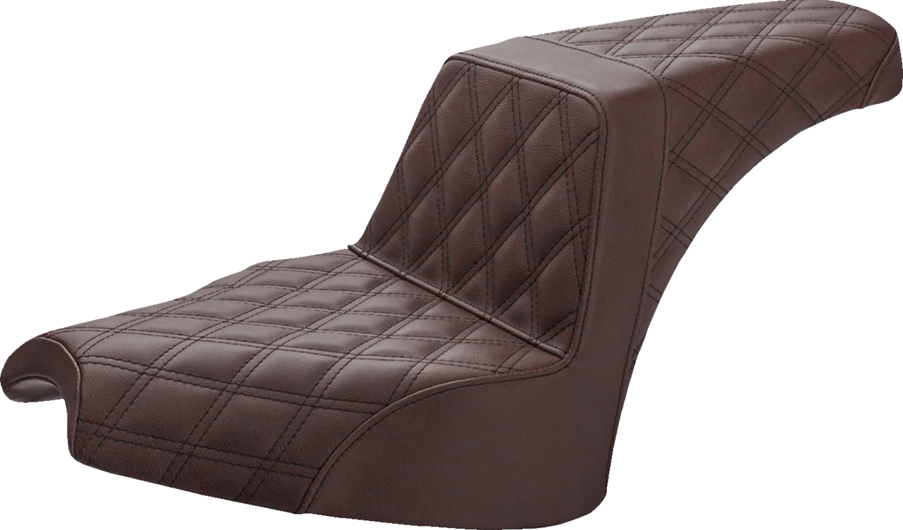 Step-Up Seat - Full Lattice Stitch - Brown - Chief