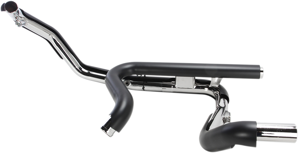 Powerport Dual Headpipes With Dual Bungs - Black