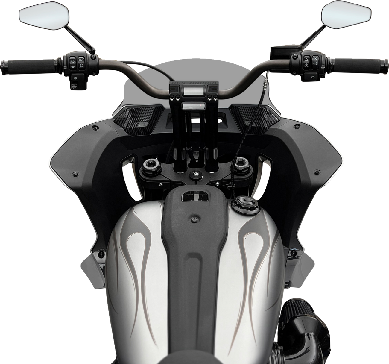 Fastback Risers - 10" - Black