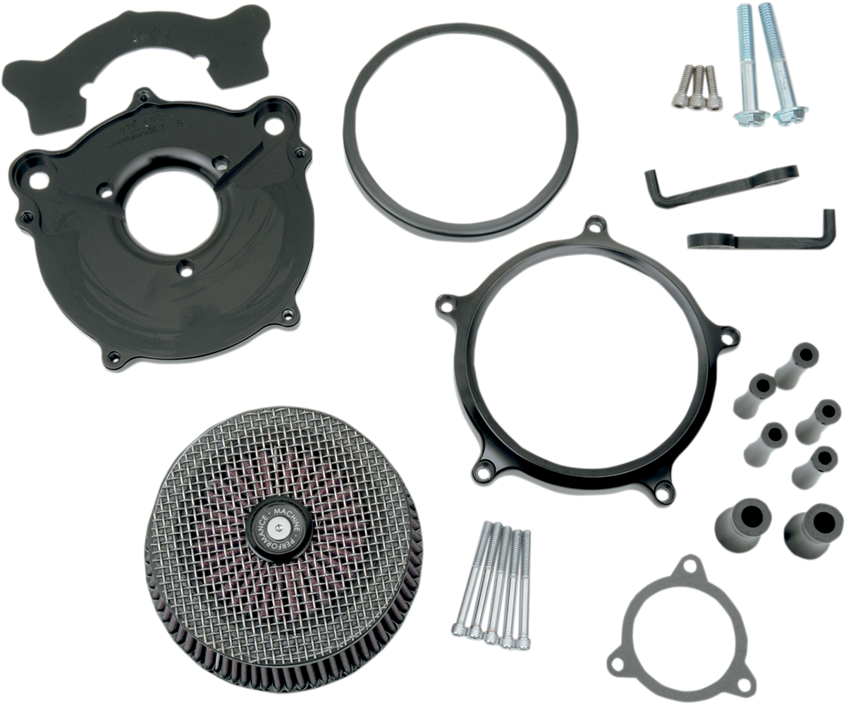 Super Gas Air Cleaner Kit - Black