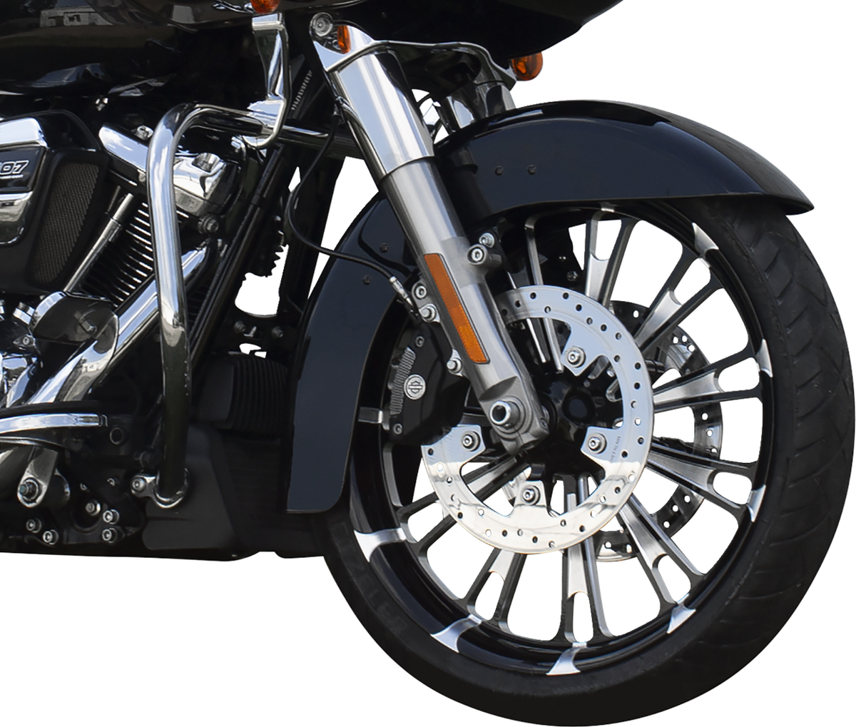 Wheel - Fuel - Front - Dual Disc/With ABS - Black Cut - 19x3 - FL