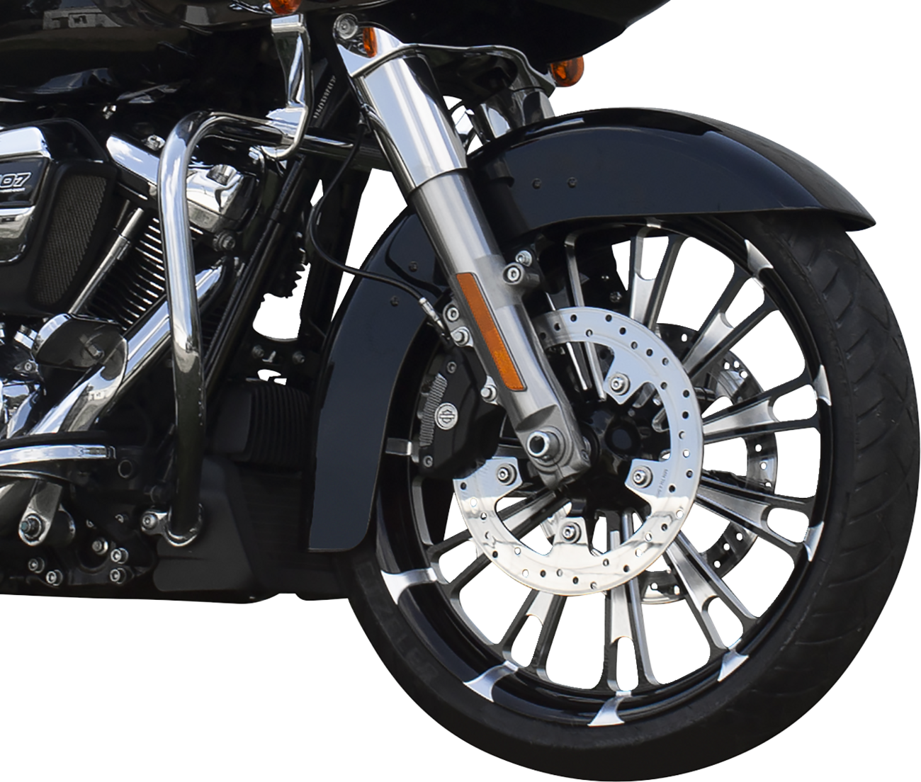 Wheel - Fuel - Front - Dual Disc/With ABS - Black Cut - 19x3 - FL