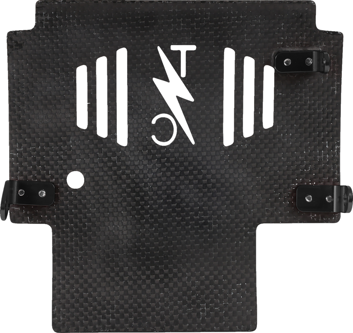 Skid Plate - Carbon Fiber/Forged - With Black Brackets - FLHX/FLTRX