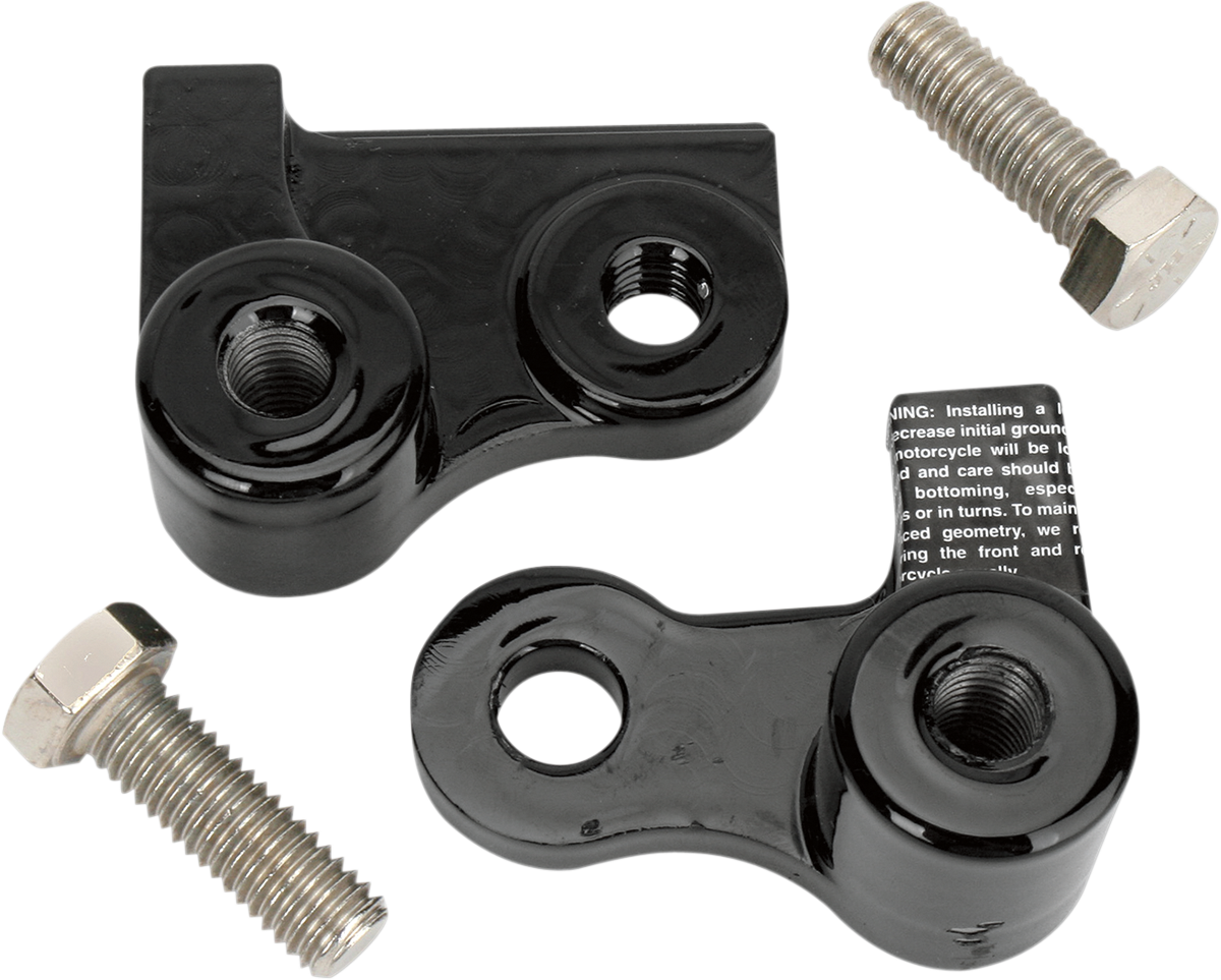 Lowering Kit - Rear - Lowers 1" - Black - '06-'17 FXD