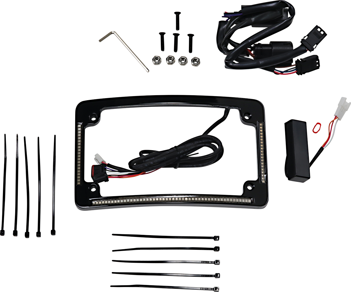 Radius License Plate Frame - Black