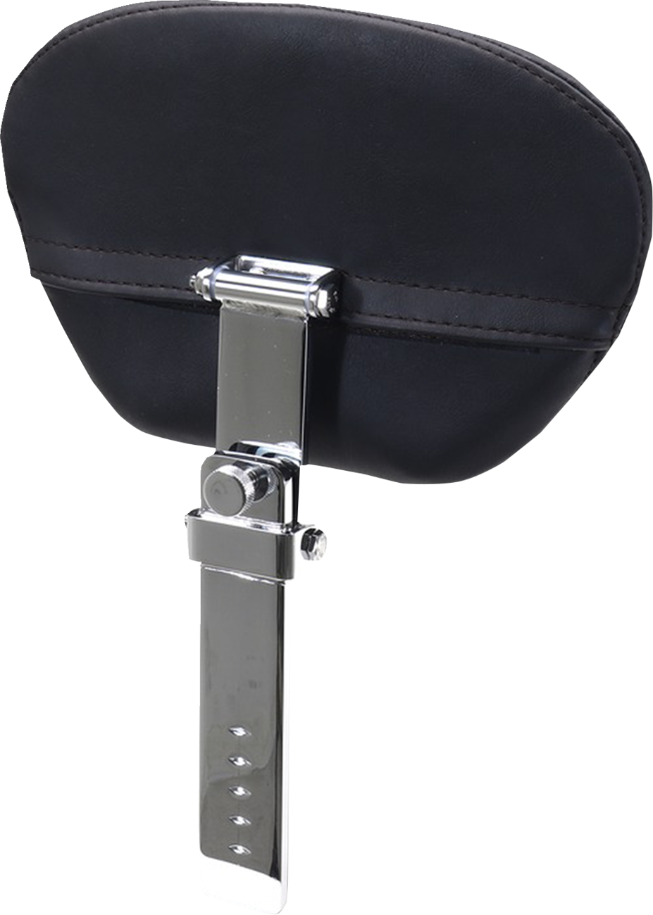 Deluxe Driver Backrest - Diamond - Black Stitching - FLT/FLH '23-'25
