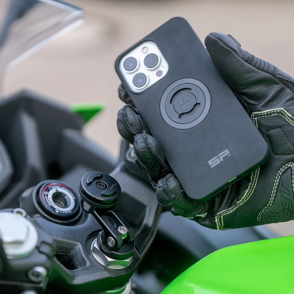 Moto Stem Mount Pro - Phone - Black