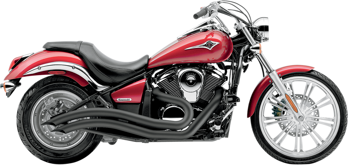 Speedster Swept Exhaust - Black - Vulcan 900