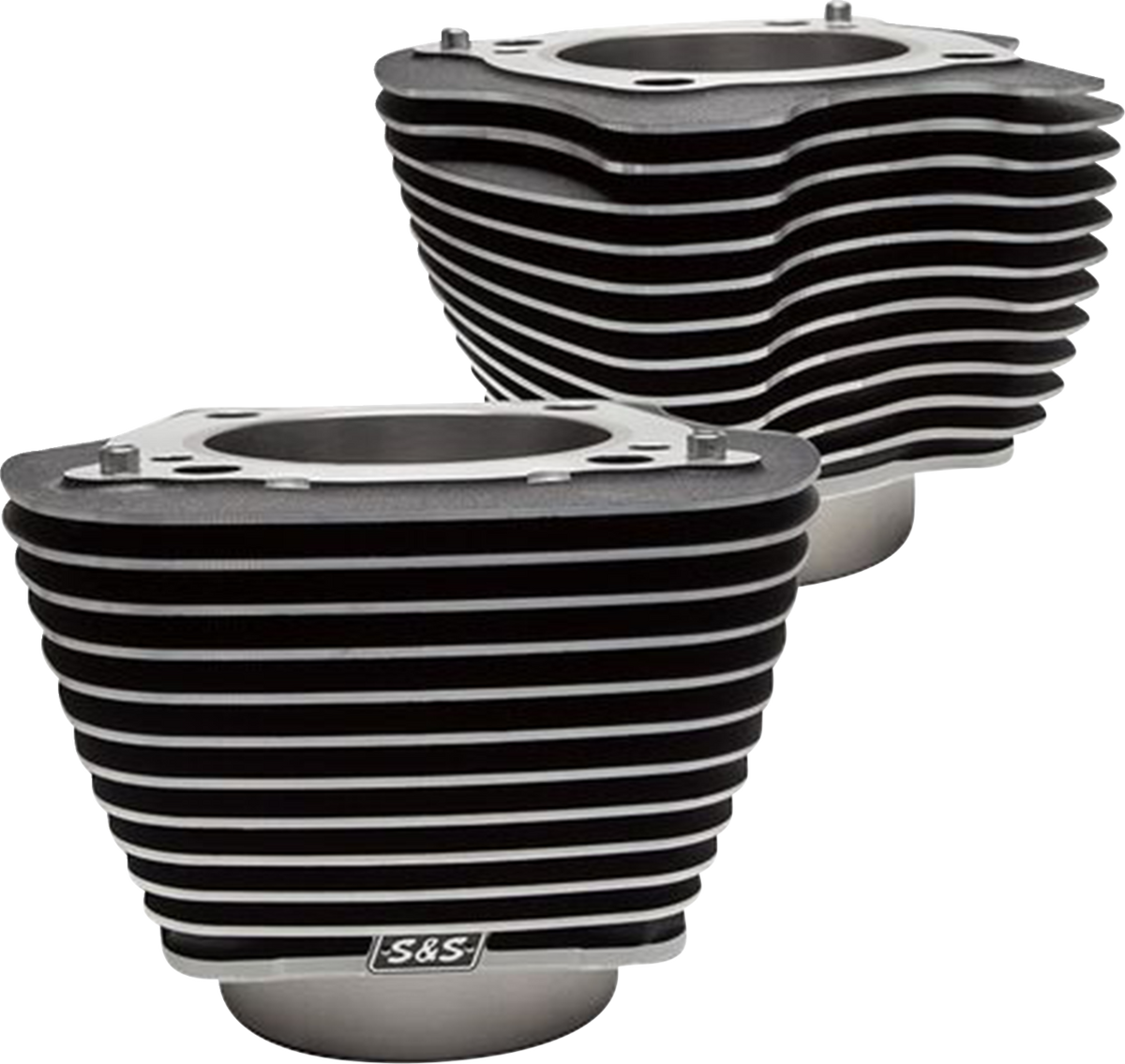 Cylinder Set - 4.25" Bore - Unhoned - Wrinkle Black W/Highlights - M8